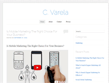 Tablet Screenshot of carlosvarela.net